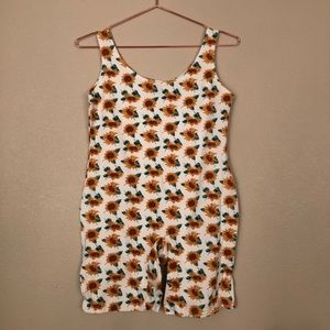 • Vintage Sunflower Leotard •